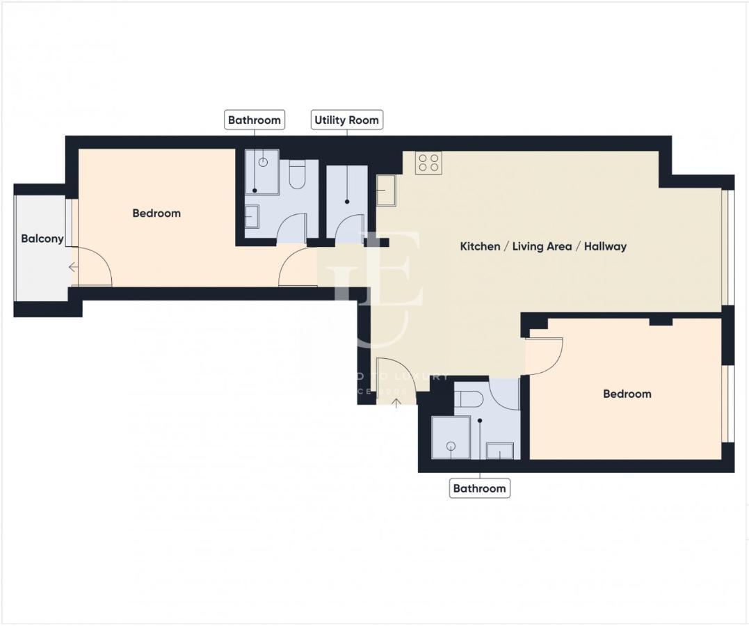 Miami A Lovely Center 2 Bedrooms With Private Parking Apartemen *